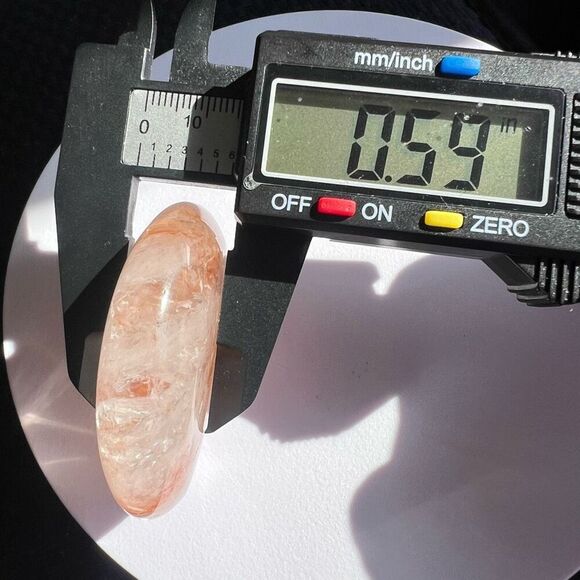 Fire Quartz Crystal Crescent Moon‎ (3) - Picture 7 of 11